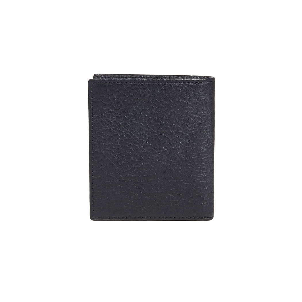 Siyah D Logolu Kadın Deri Cüzdan