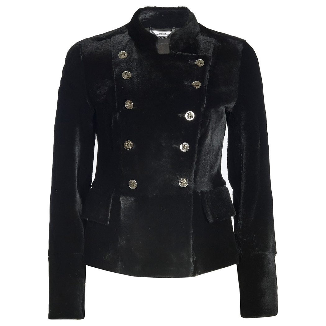 Siyah Dalila Kadın Kürk Ceket