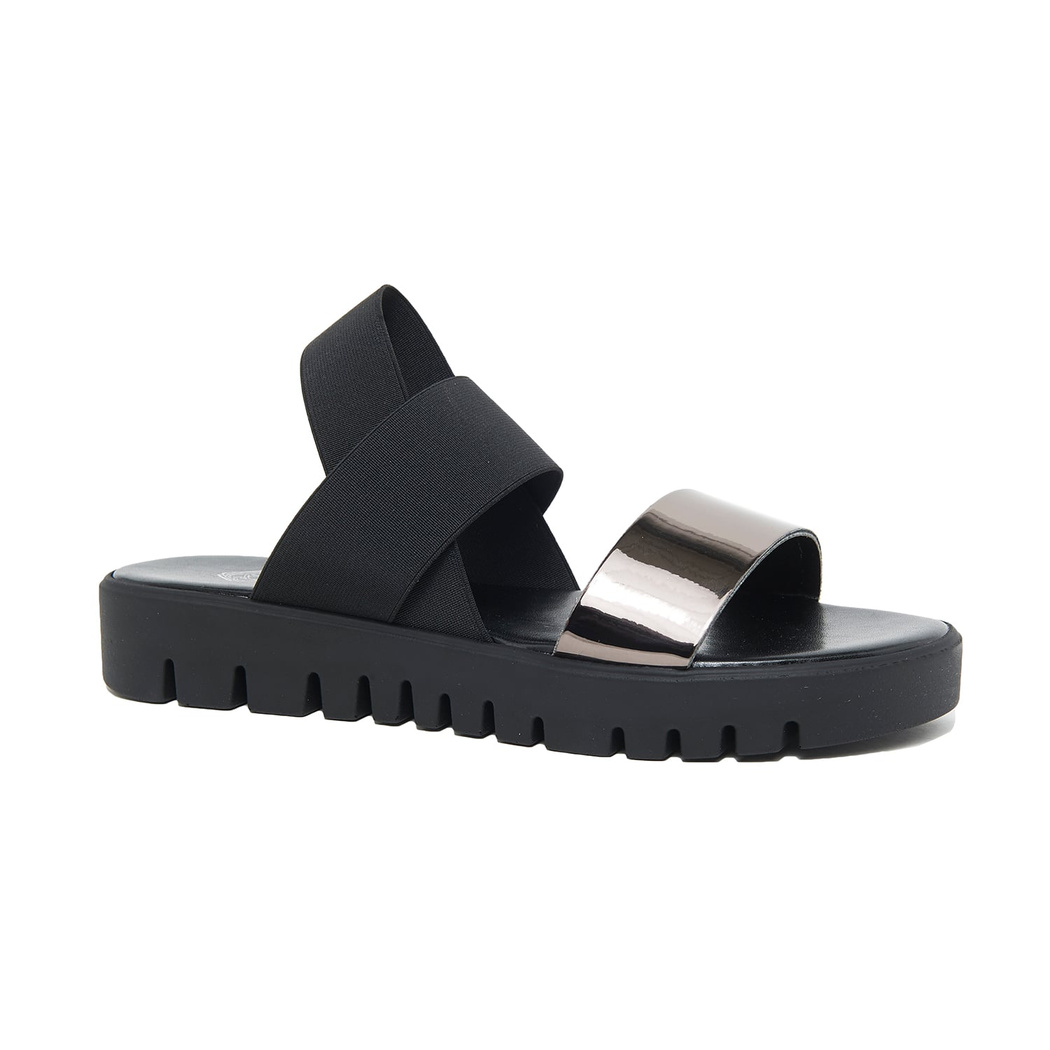 Siyah Ellan Kadın Terlik/Sandalet