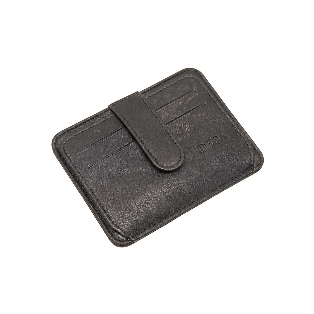 Siyah Erkek Deri Kartlık