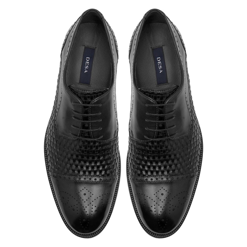 Siyah Erkek Deri Klasik Ayakkabı