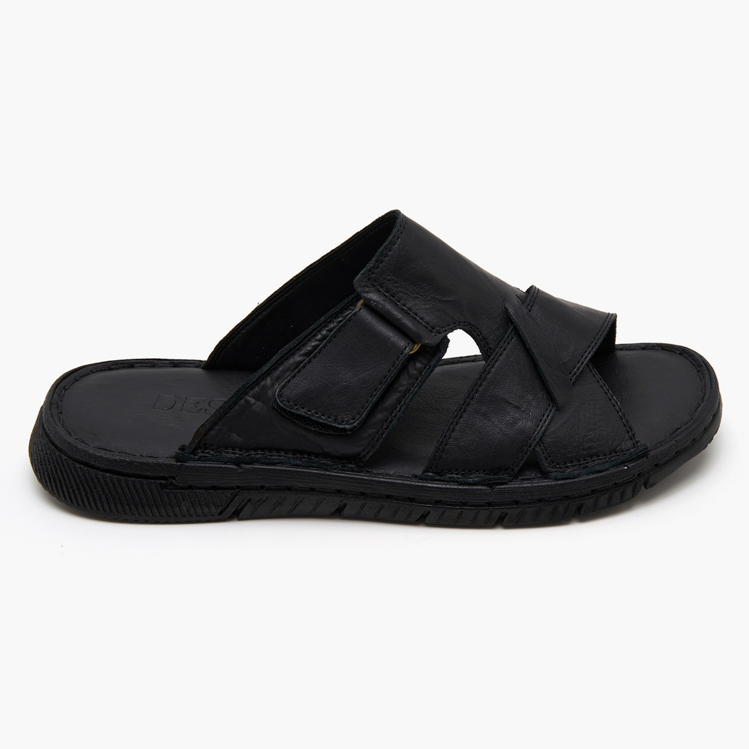 Siyah Erkek Deri Terlik