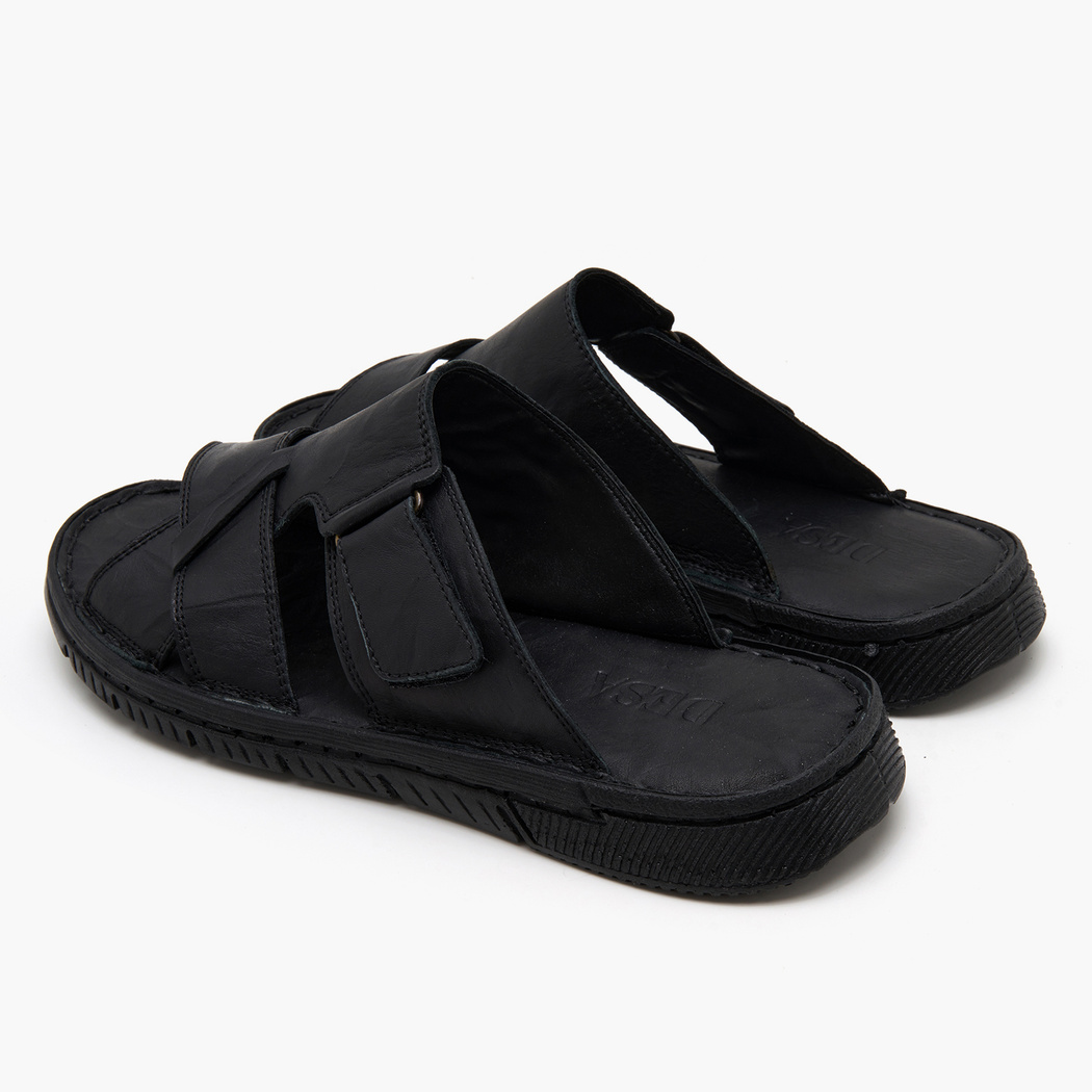 Siyah Erkek Deri Terlik