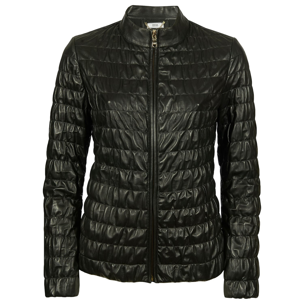 Siyah Fernanda Kadın Deri Mont