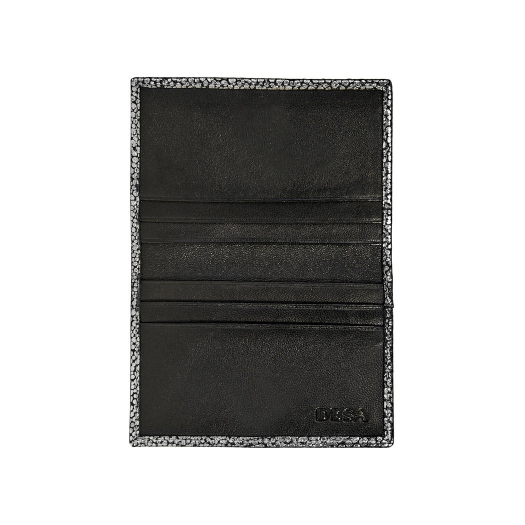 Siyah Fidel Kadın Deri Kartlık