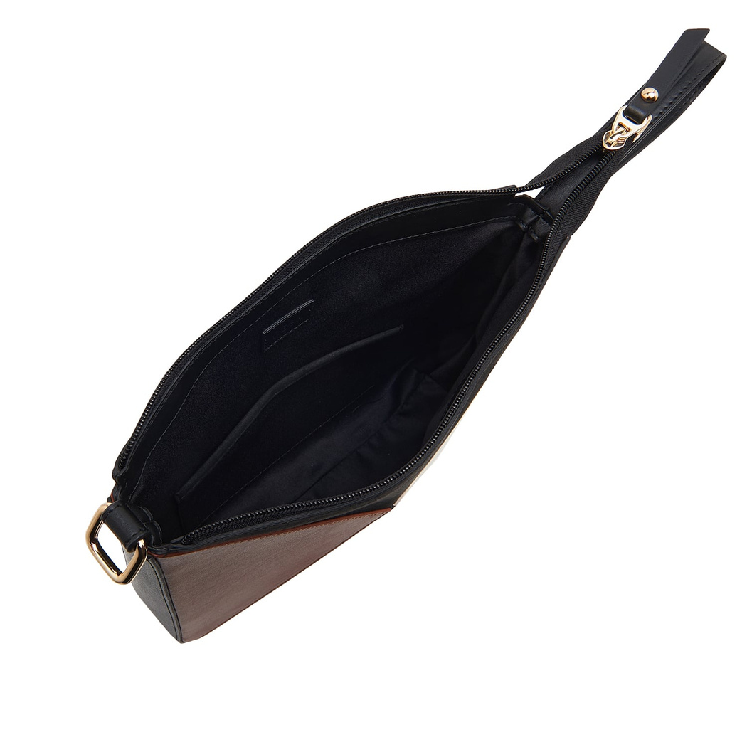 Siyah Gazzele Kadın Omuz Askılı Çanta