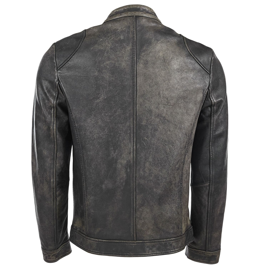 Siyah Javadd Erkek Deri Mont