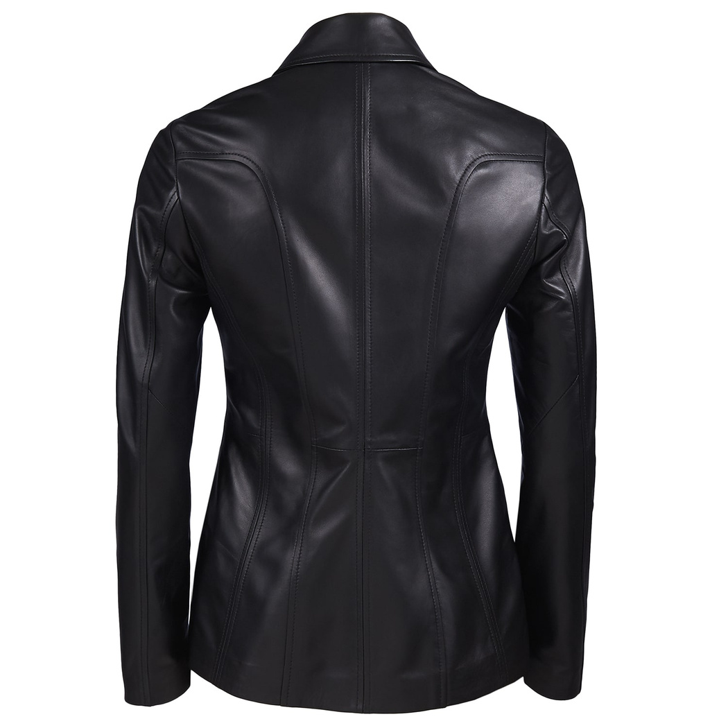 Siyah Jaxie Kadın Deri Ceket