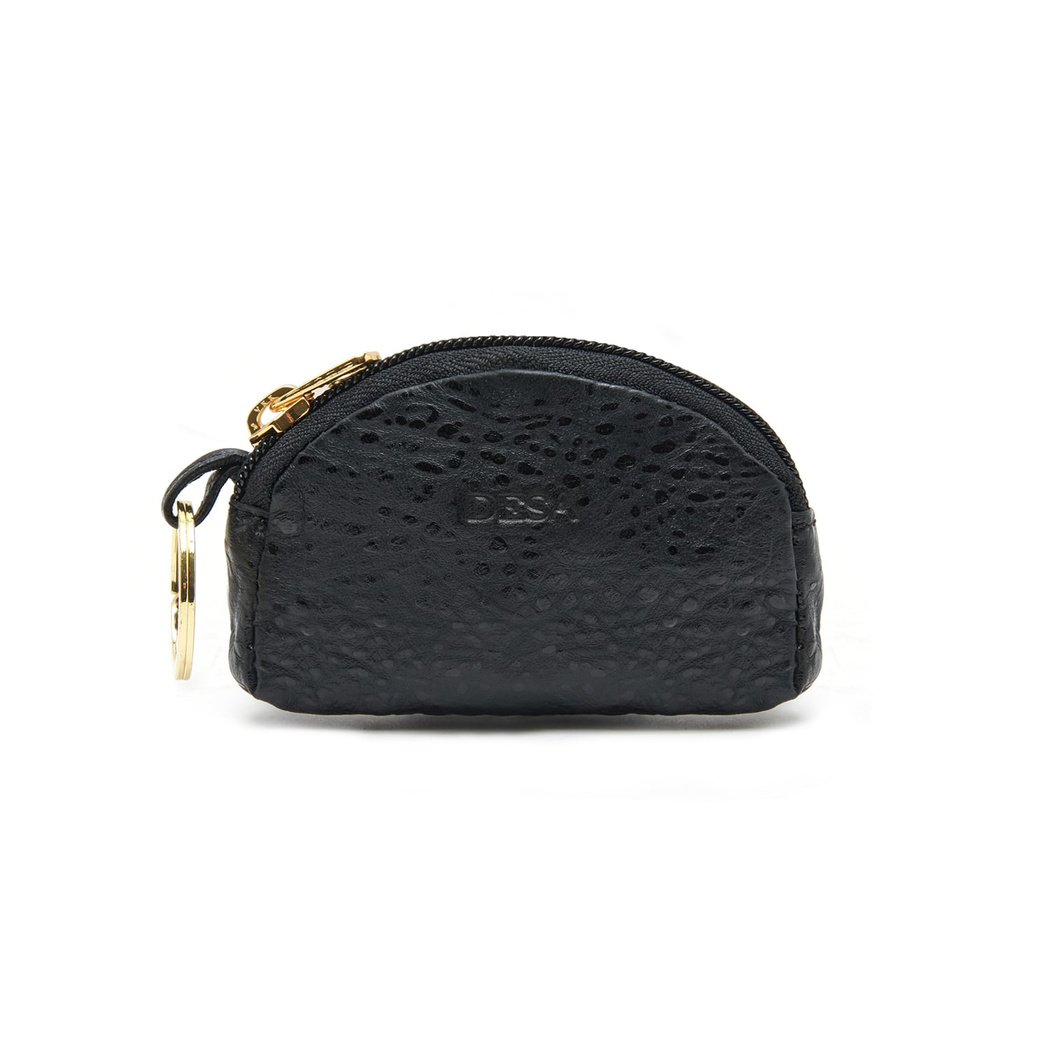 Siyah Kadın Deri Bozuk Para Cüzdanı