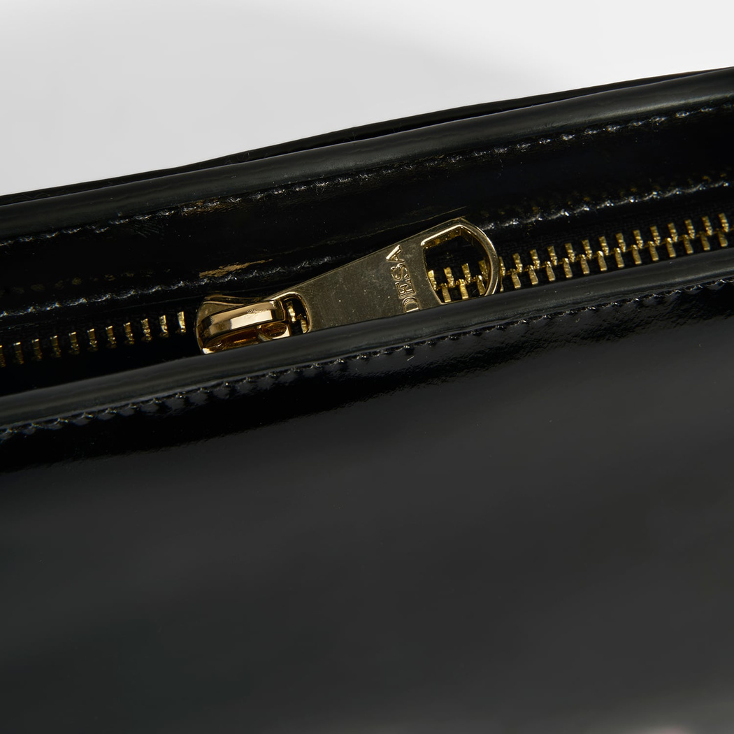 Siyah Kadın Deri Omuz Çantası