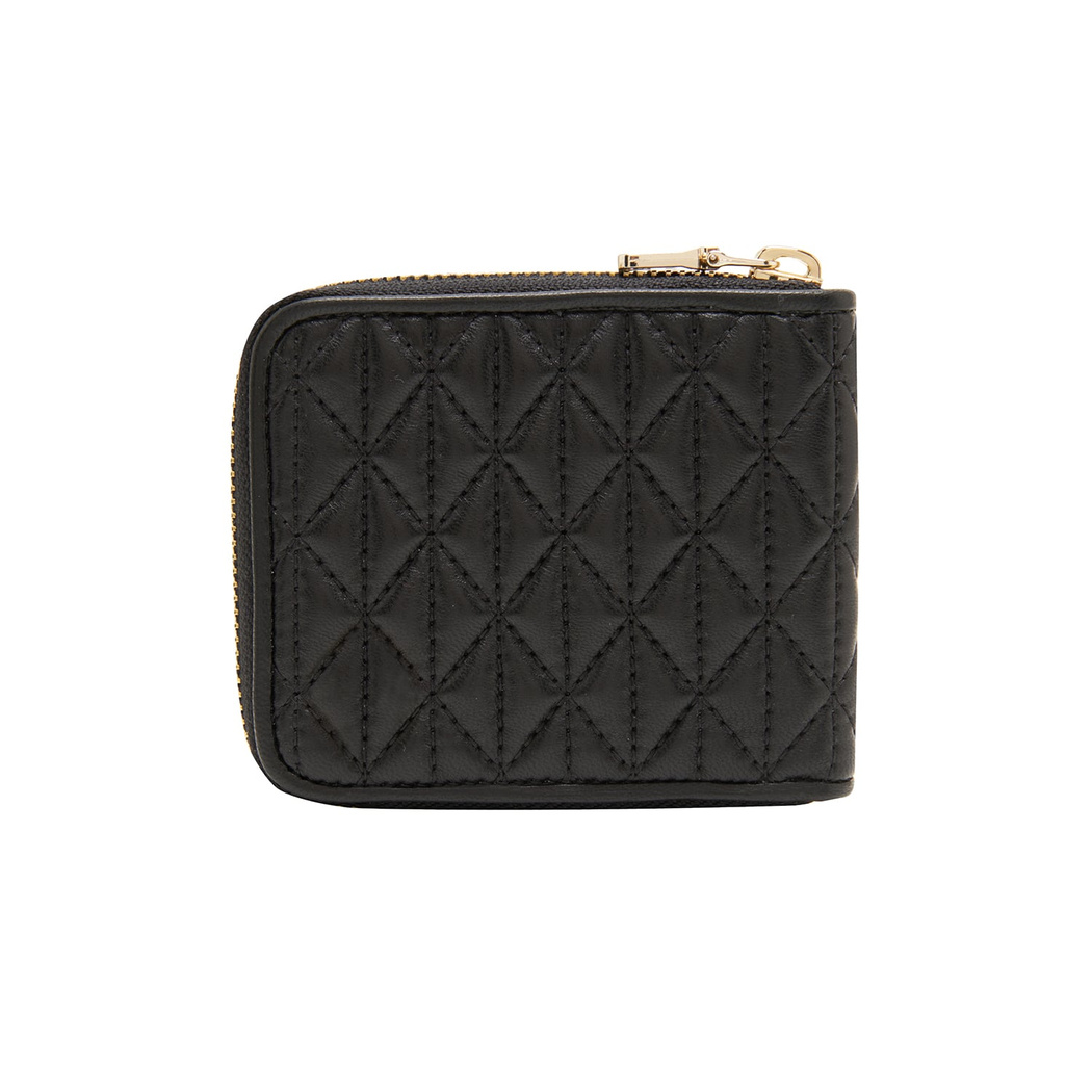 Siyah Kapitone Kadın Deri Cüzdan