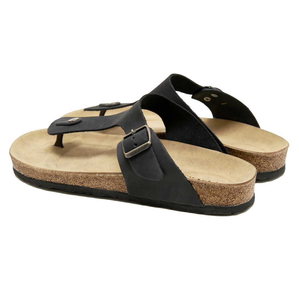 Siyah Kevin Erkek Deri Terlik