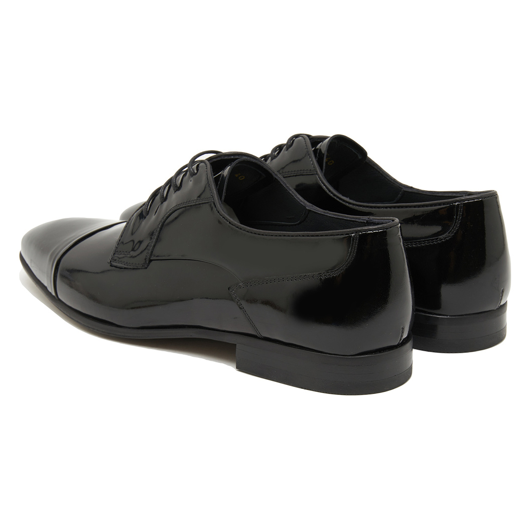 Siyah Leon Erkek Rugan Klasik Ayakkabı