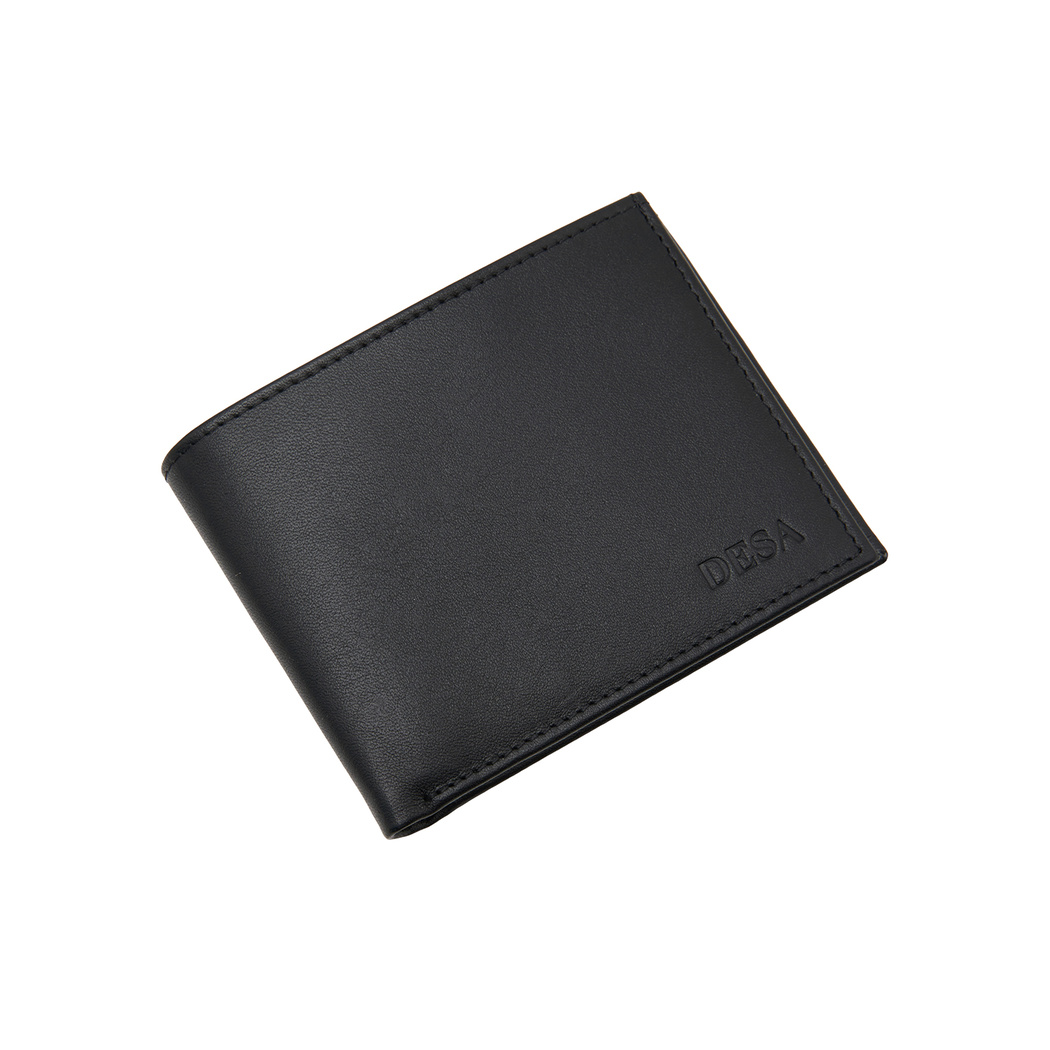 Siyah Mike Silky Deri Erkek Cüzdan