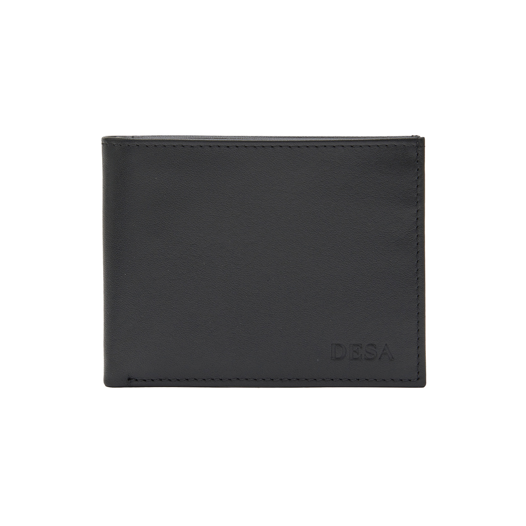 Siyah Mike Silky Deri Erkek Cüzdan