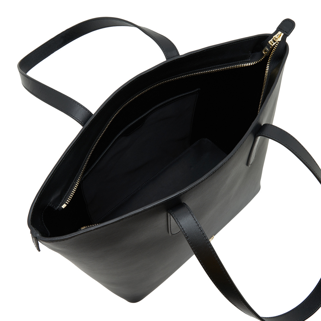 Siyah Sarah Kadın Deri Omuz Askılı Çanta