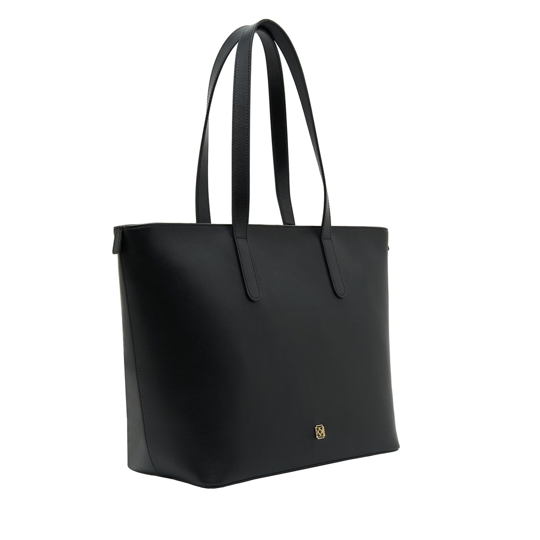 Siyah Sarah Kadın Deri Omuz Askılı Çanta