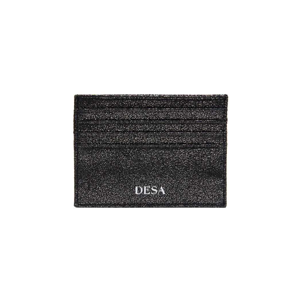 Siyah Vidal Floter Deri Kartlık