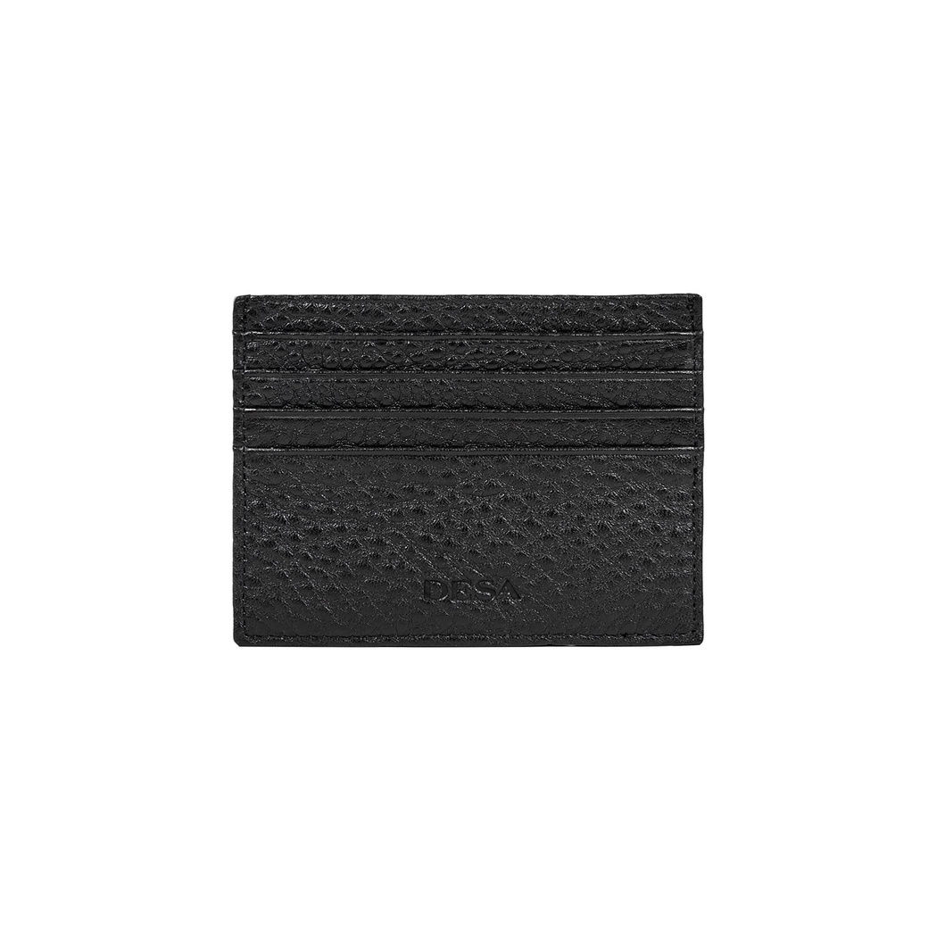 Siyah Vidal Floter Deri Kartlık