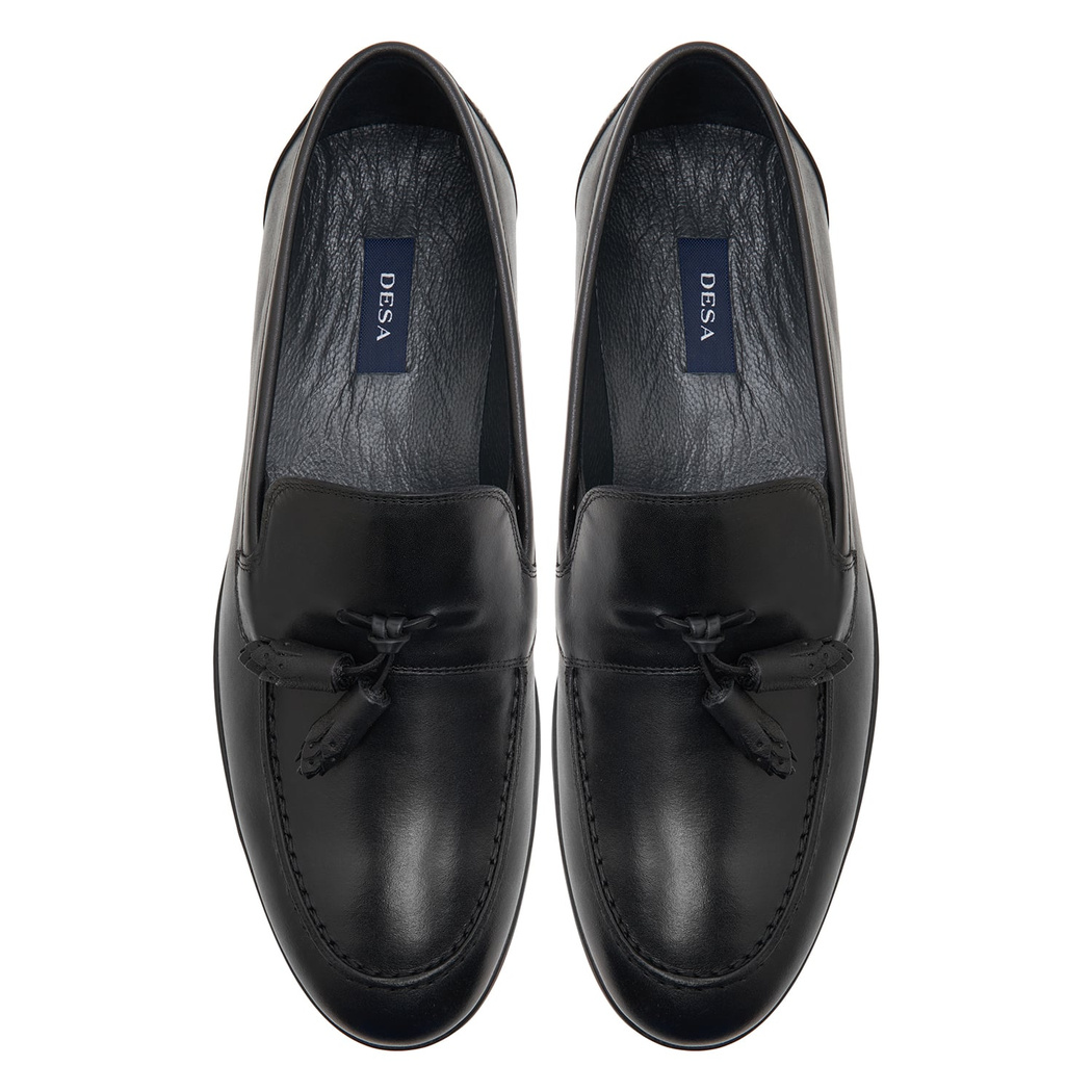 Siyah Vino Erkek Deri Loafer