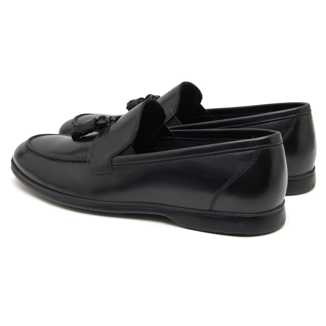 Siyah Vino Erkek Deri Loafer