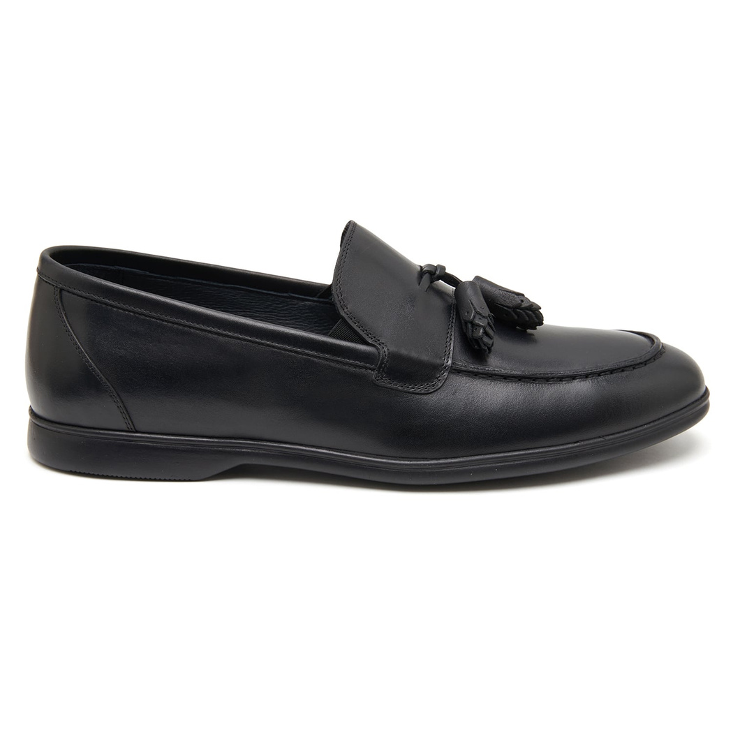 Siyah Vino Erkek Deri Loafer