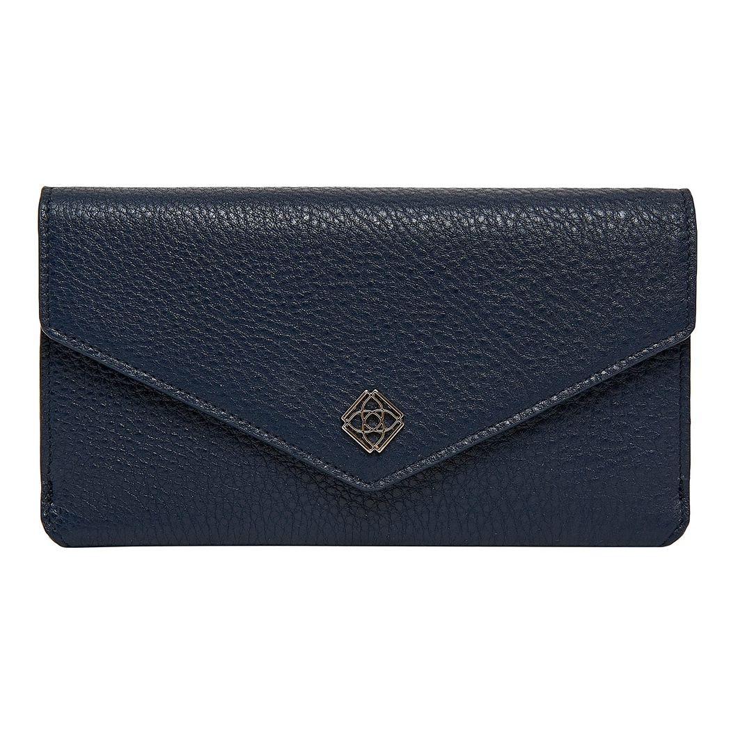 Siyah Zarf Kadın Deri Cüzdan