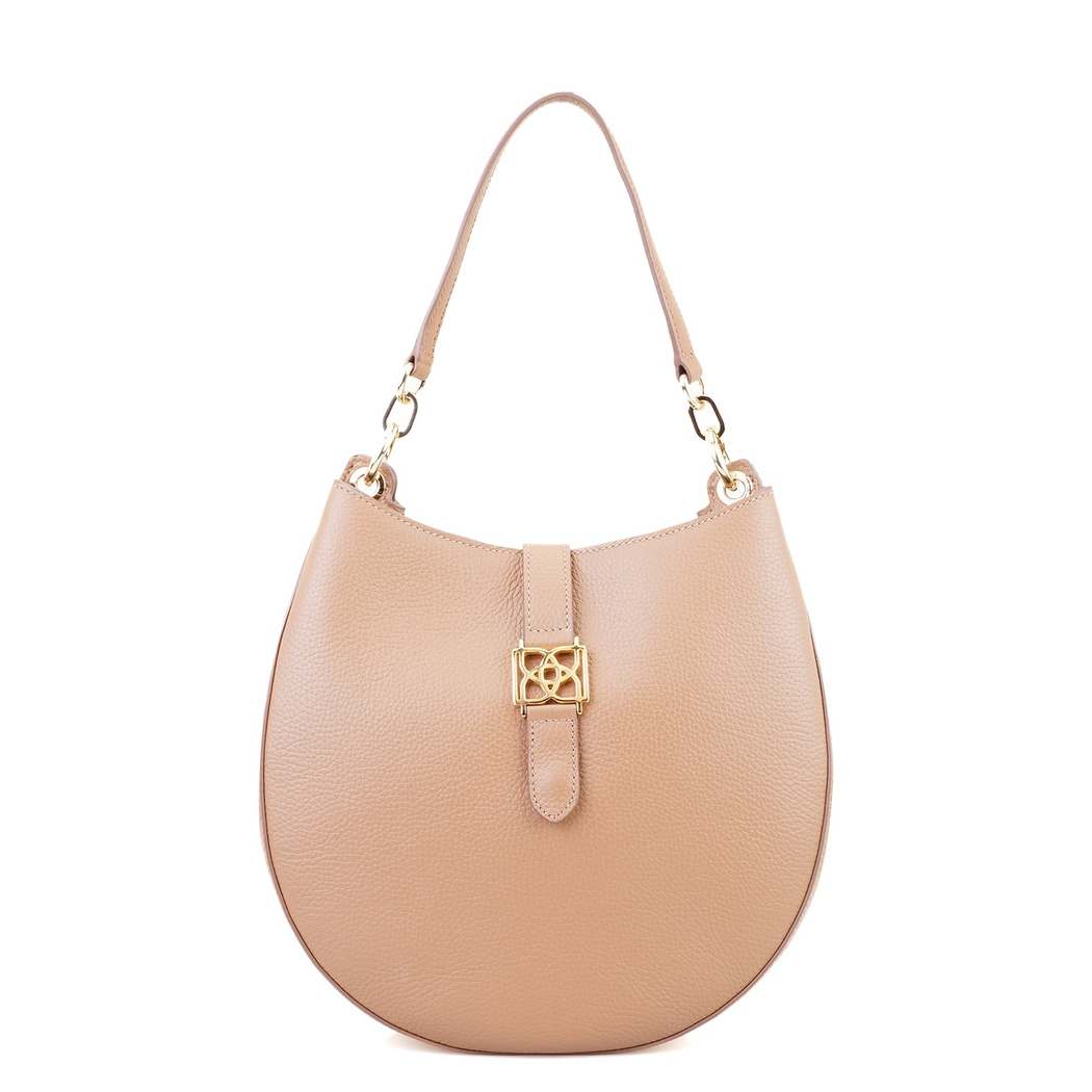 Soleil Taba Kadın Deri Omuz Çantası