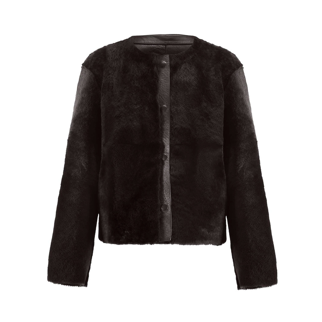 Soley Koyu Kahve Kadın Kürk Ceket