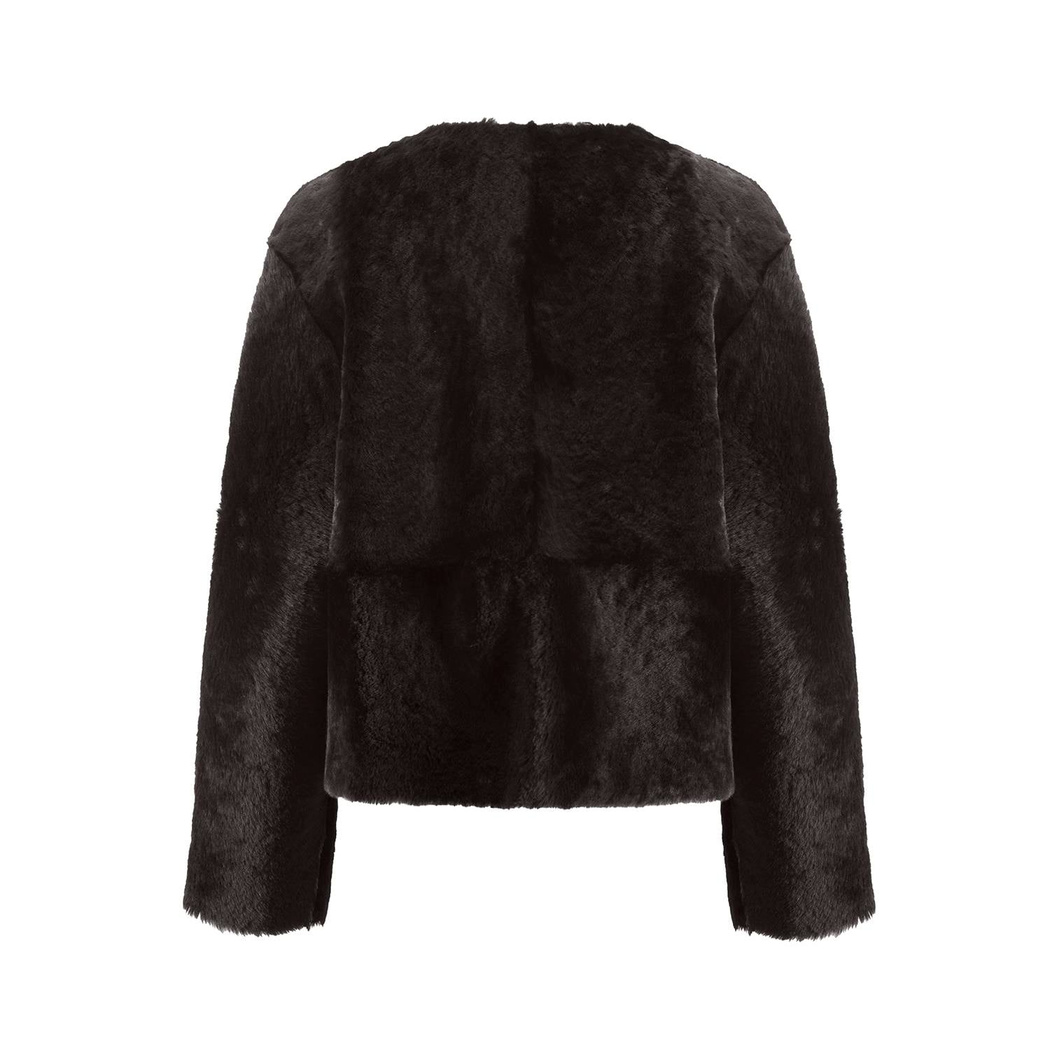 Soley Koyu Kahve Kadın Kürk Ceket