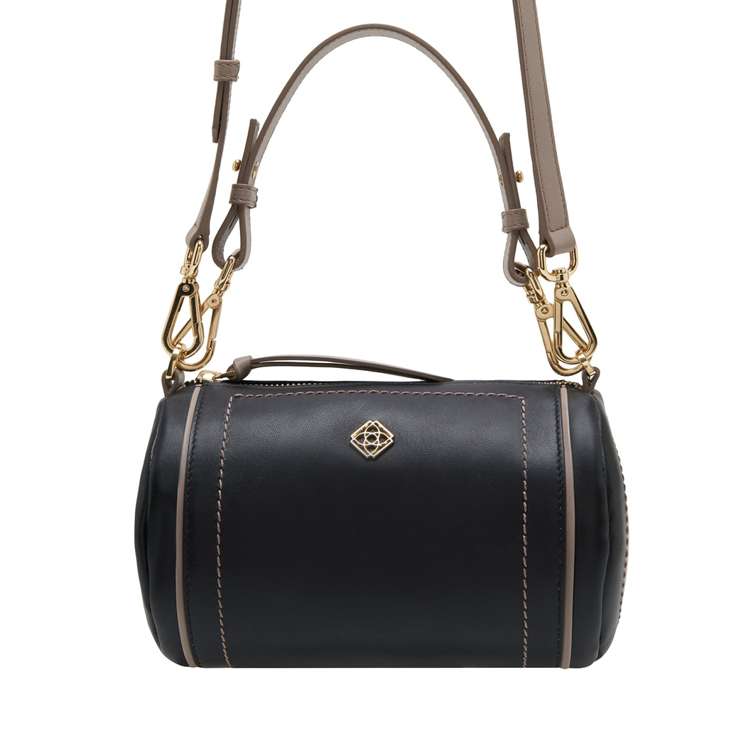 Taylor Siyah Kadın Deri Omuz Askılı Çanta