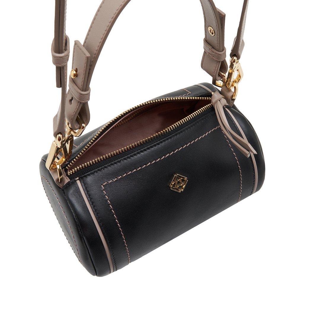 Taylor Siyah Kadın Deri Omuz Askılı Çanta