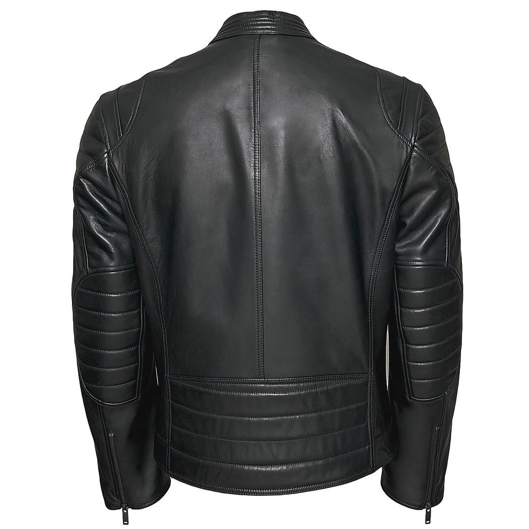 Teddeo Erkek Deri Motorcu Mont