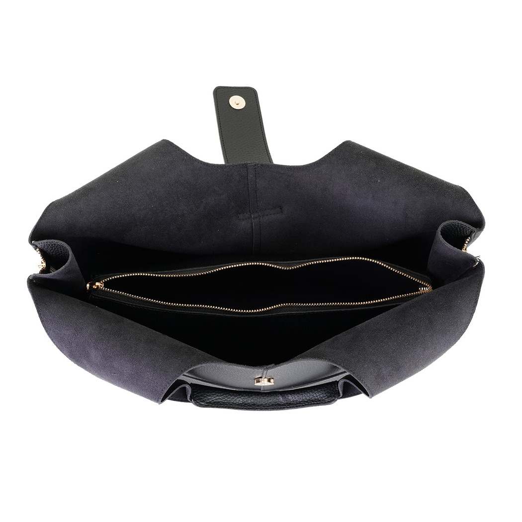 Tegan Siyah Kadın Omuz Çantası