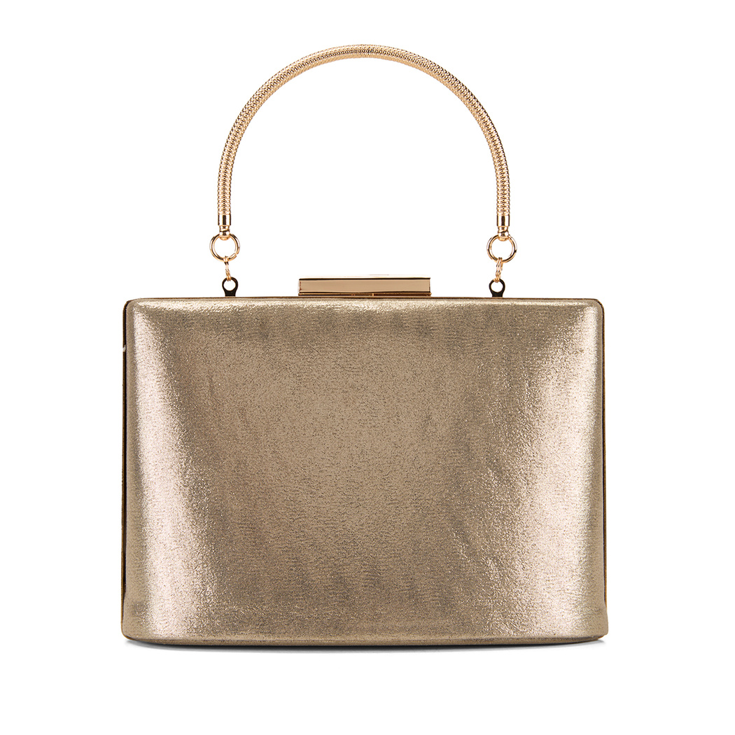 Teresa Gold Kadın Parlak Taşlı Gece Çantası