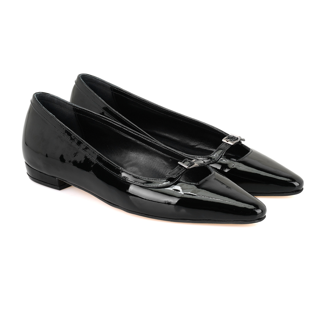 Thresh Siyah Kadın Klasik Topuklu Deri Ayakkabı