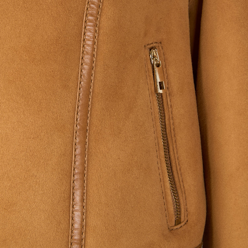 Tinora Kahve Kürk Ceket