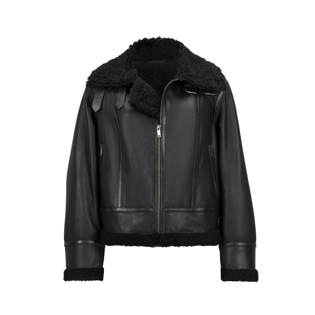 Tinora Siyah Kürk Ceket