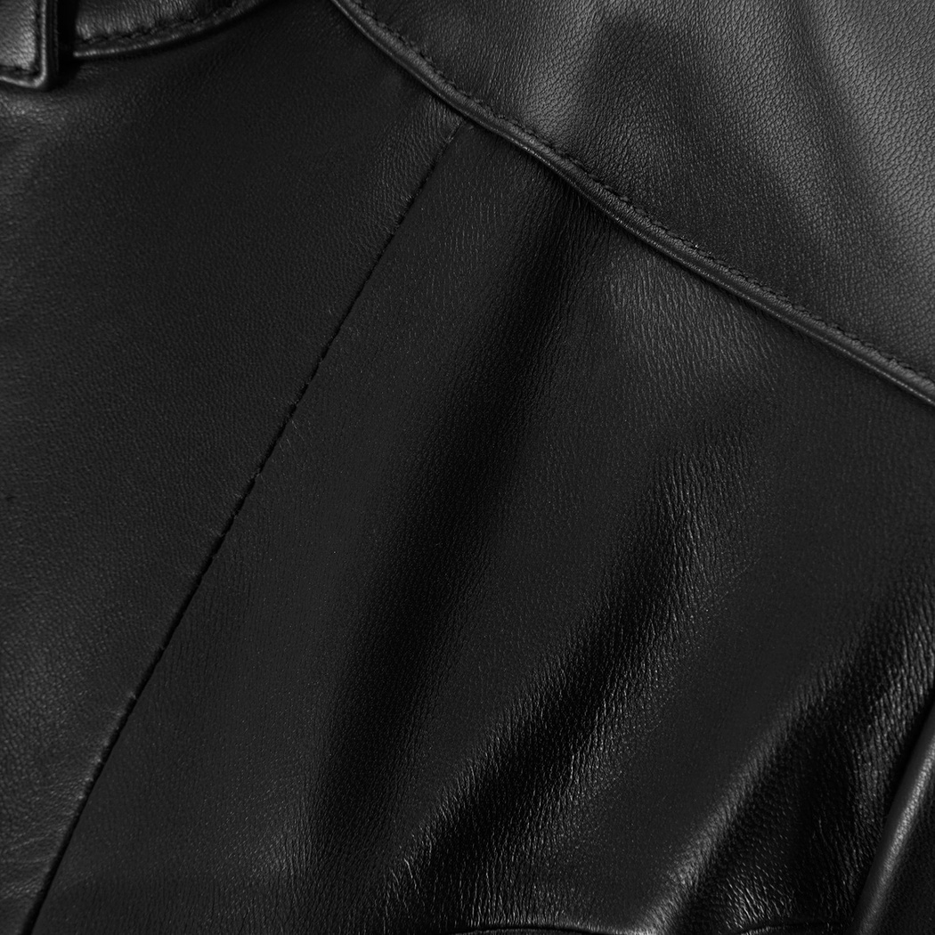 Tionar Siyah Kadın Deri Ceket