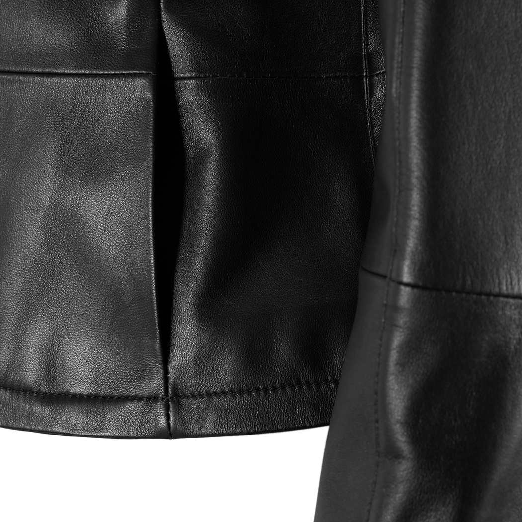 Tionar Siyah Kadın Deri Ceket