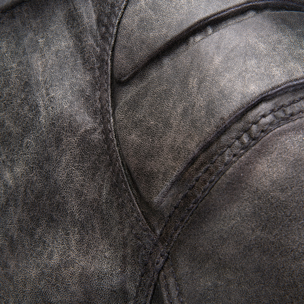 Tirona Gri Erkek Deri Mont