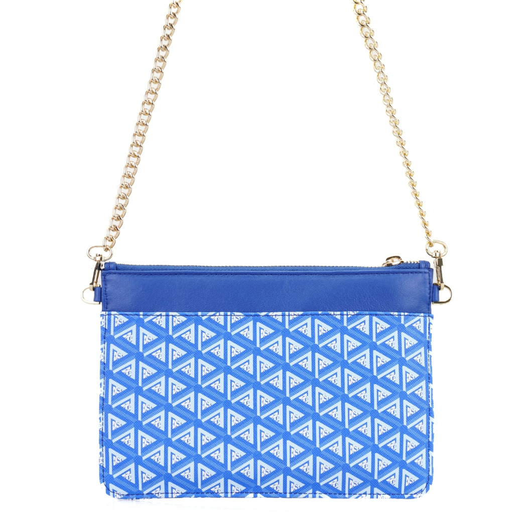 Trigo Mavi Kadın Monogram Clutch Çanta