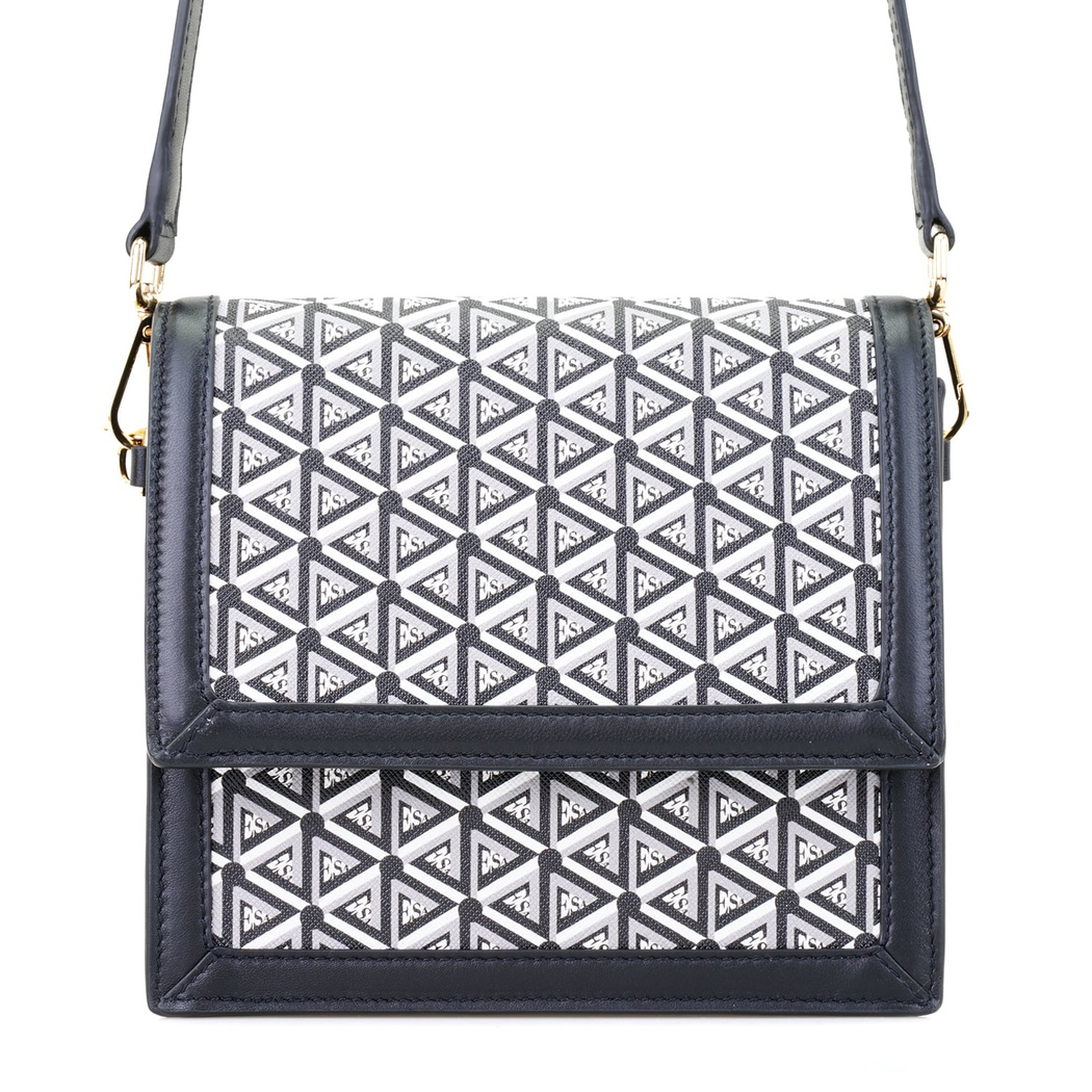 Tronc Siyah Kadın Monogram Omuz Çantası