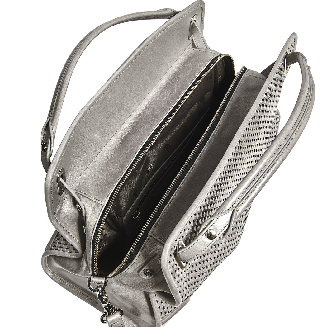 Trudy Kadın Örgülü Deri El Çantası