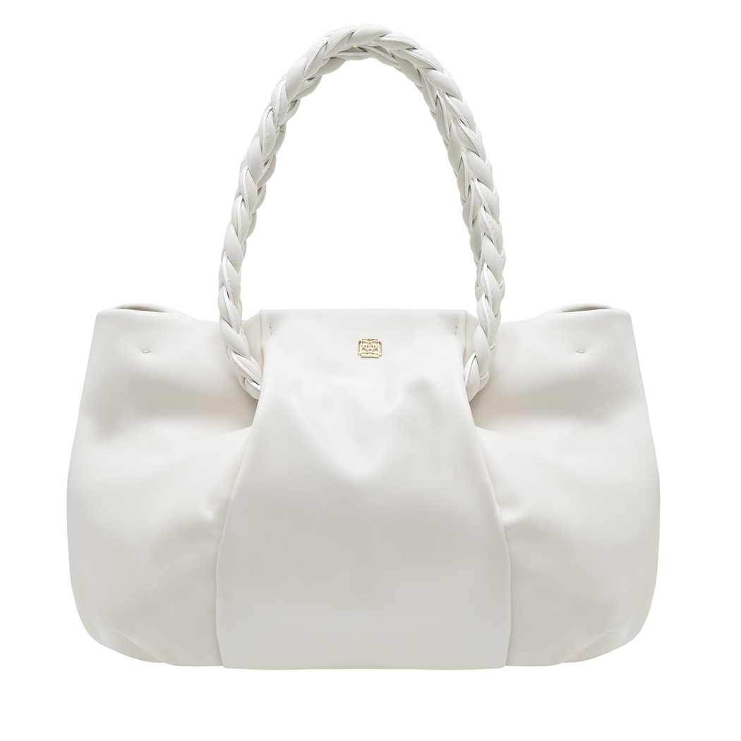 Tulip Beyaz Kadın Deri Omuz Askılı Çanta