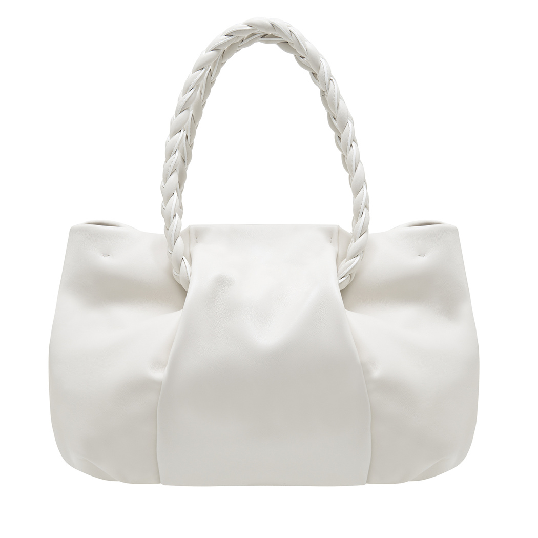 Tulip Beyaz Kadın Deri Omuz Askılı Çanta