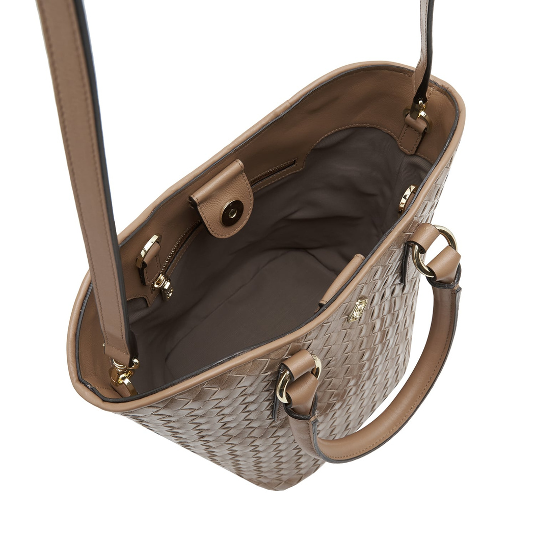 Tulip Kadın Örgü Deri El Çantası