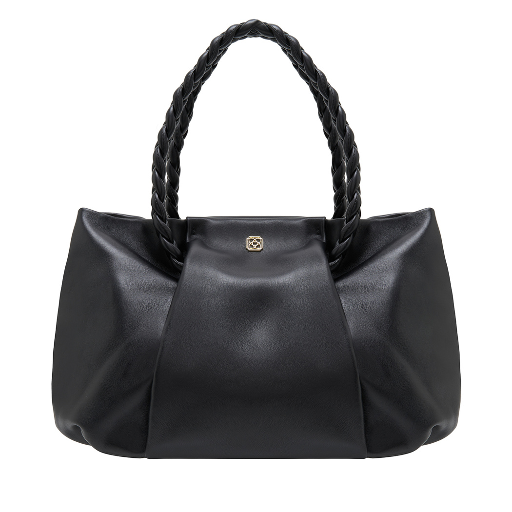 Tulip Siyah Kadın Deri Omuz Askılı Çanta