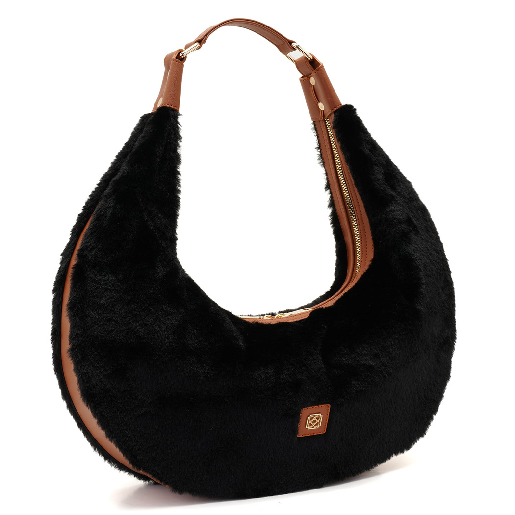 Tulipa Siyah Kadın Omuz Çantası