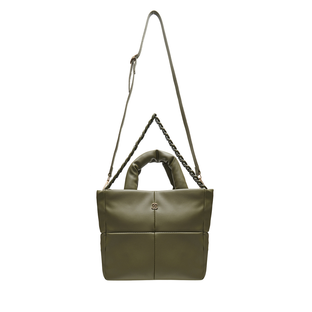 Tulipe Haki Kadın El Çantası